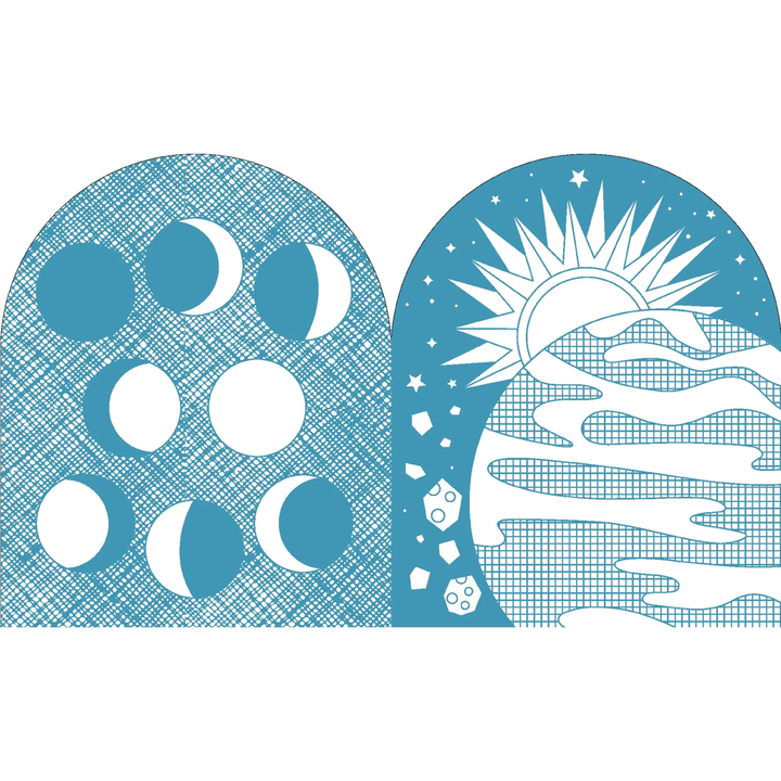 Coloring Book with Stickers Outer Space