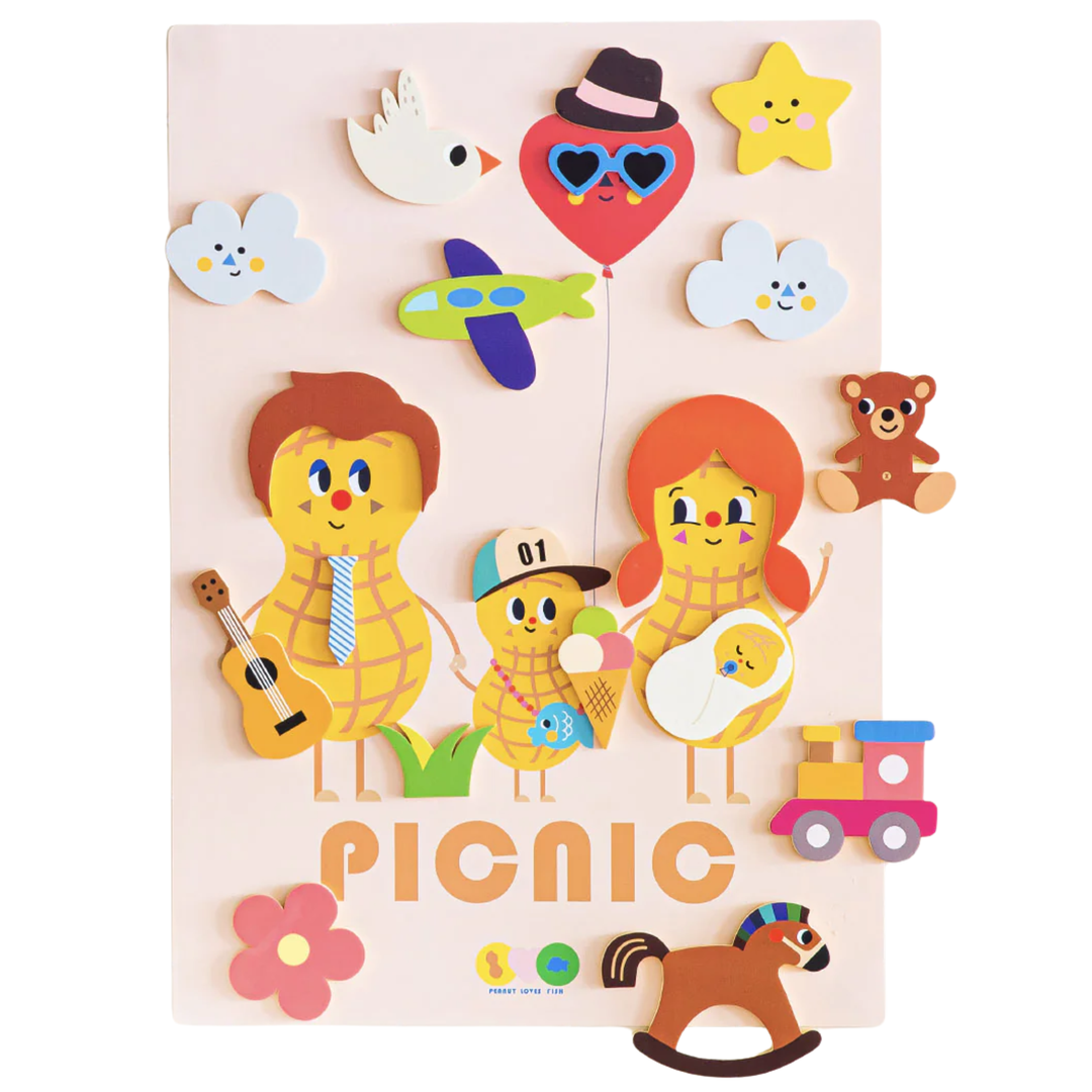 Creative Play Bath Stickers & Poster Set - Picnic