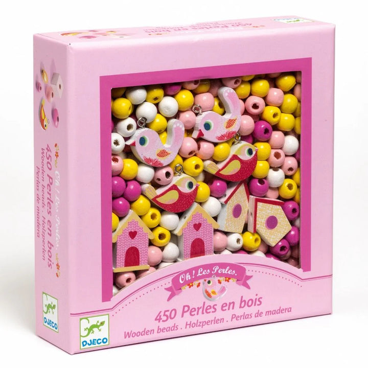 Wooden Beads - Birds