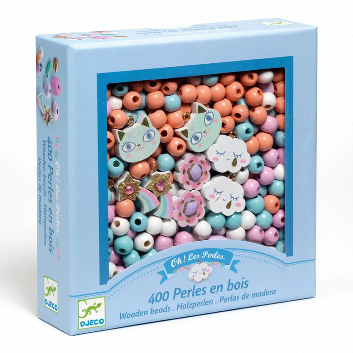 Wooden Beads - Rainbow