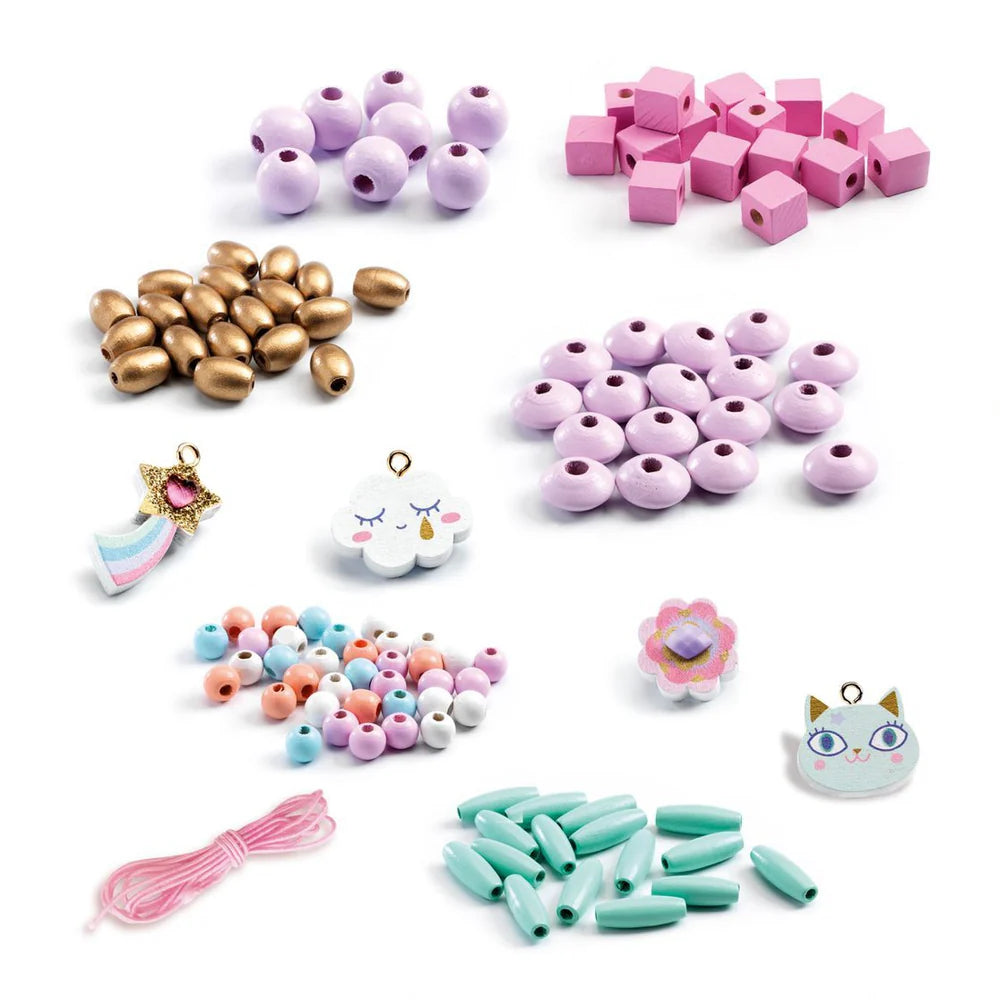 Wooden Beads - Rainbow