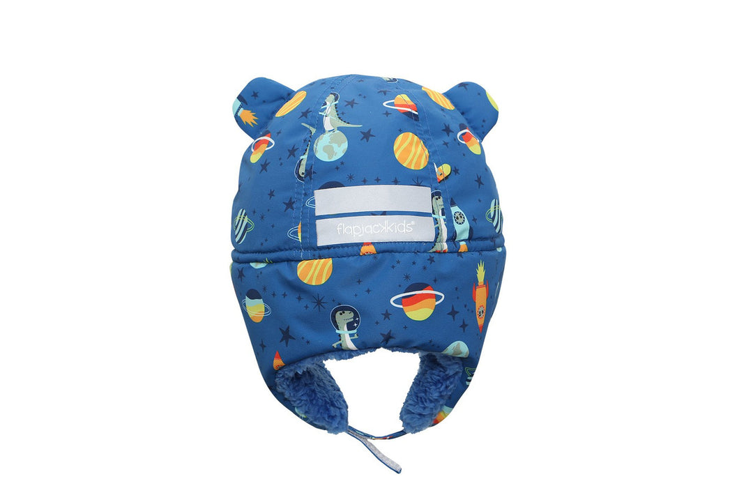 Kids & Baby Water Repellent Trapper Hat - Dinosaur