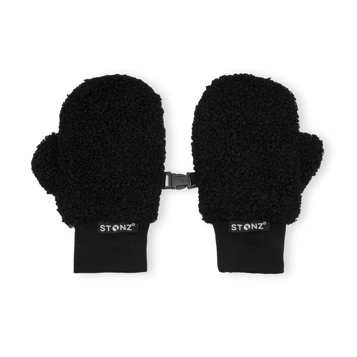 Kid Fleece Mitts -Black
