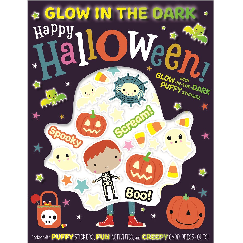 Glow In The Dark Happy Halloween! Activity Book