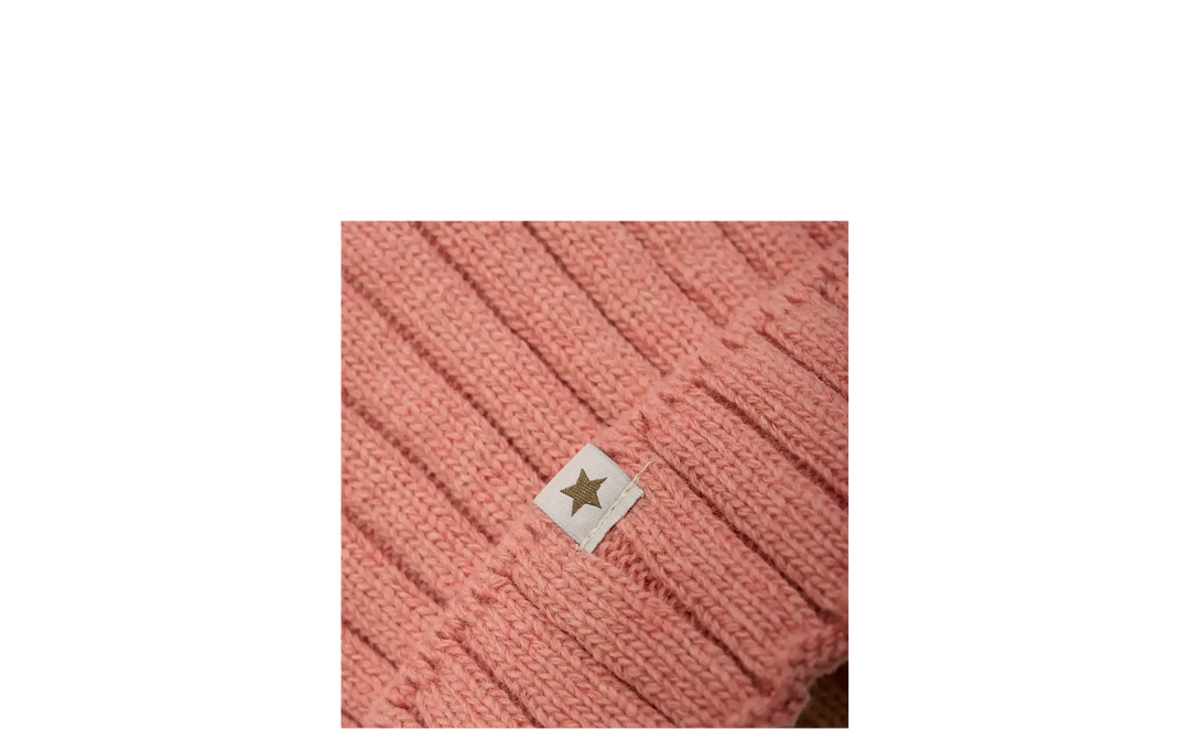 Hat Knit Alpaca Pompom |  Burlwood