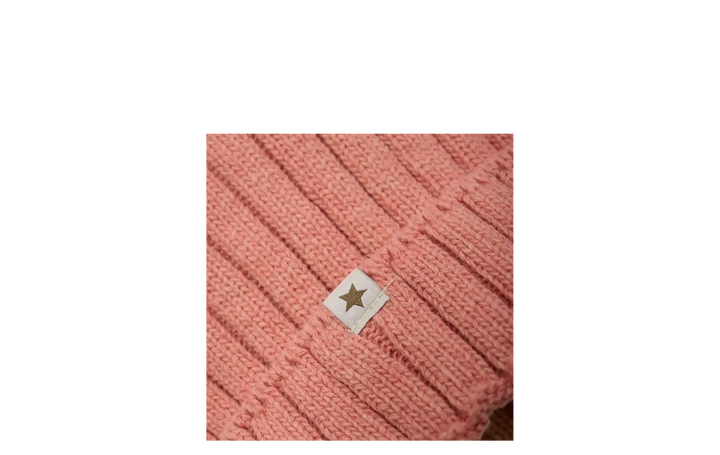 Hat Knit Alpaca Pompom |  Burlwood