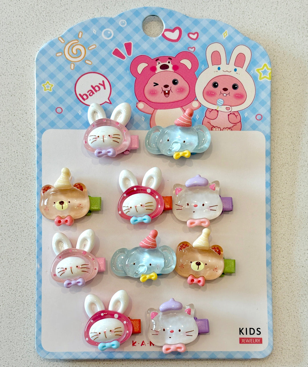 K.A.N ACC Hair Clips 10pc