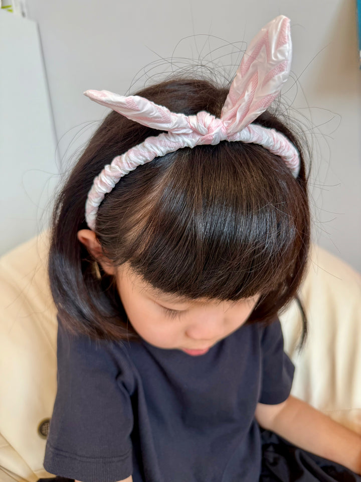 Stripes Pattern Bow Headband
