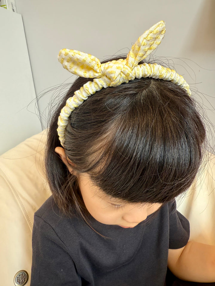 Dot Pattern Bow Headband