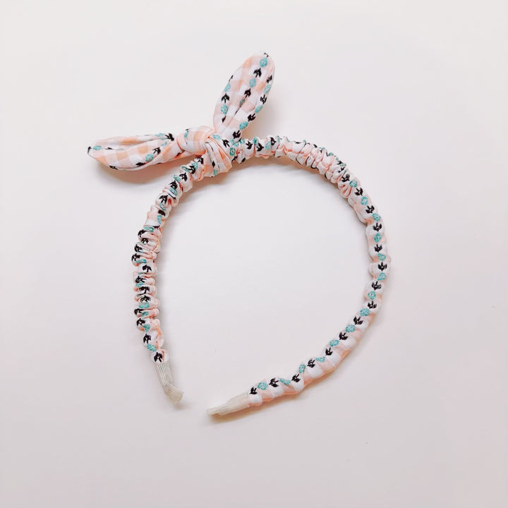 Plaid Pattern Bow Headband