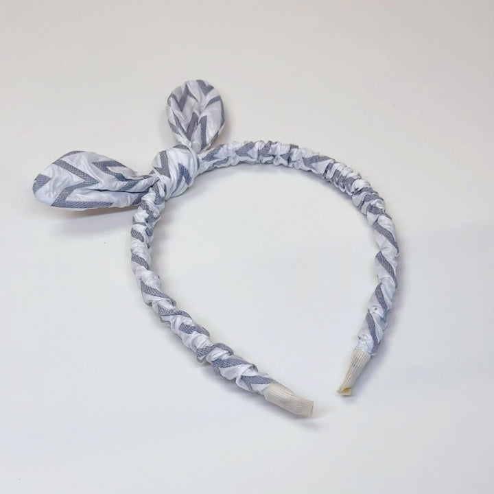 Stripes Pattern Bow Headband