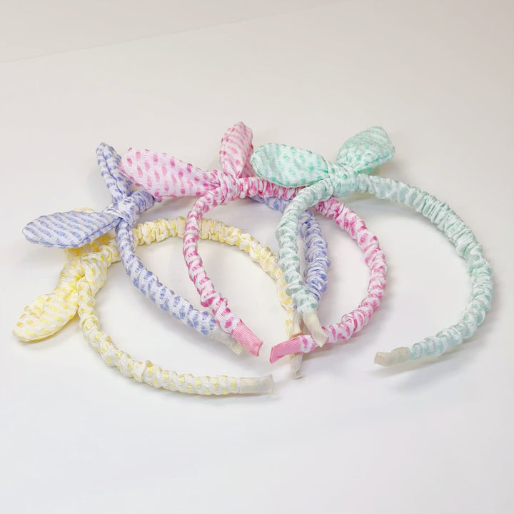 Dot Pattern Bow Headband