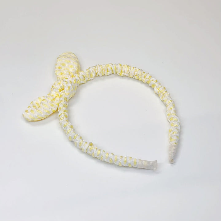 Dot Pattern Bow Headband