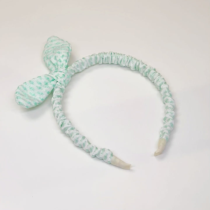 Dot Pattern Bow Headband