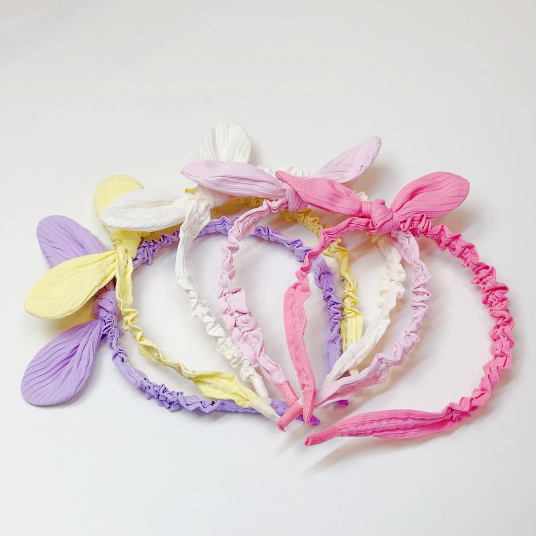 Solid Color Bow Headband