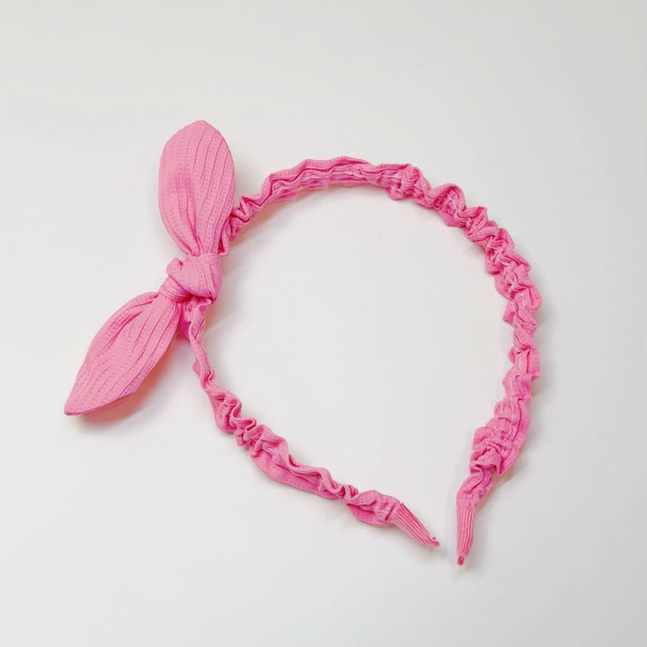 Solid Color Bow Headband