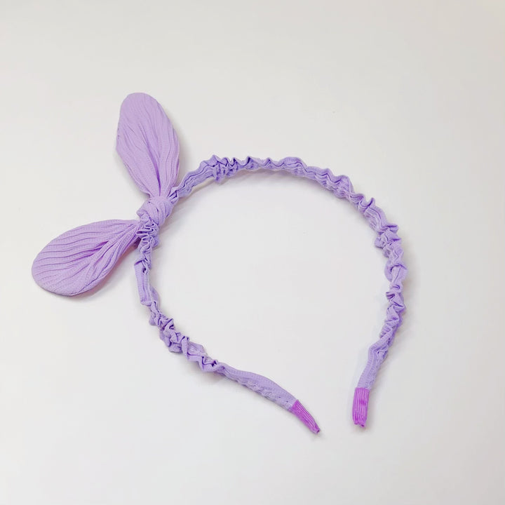Solid Color Bow Headband