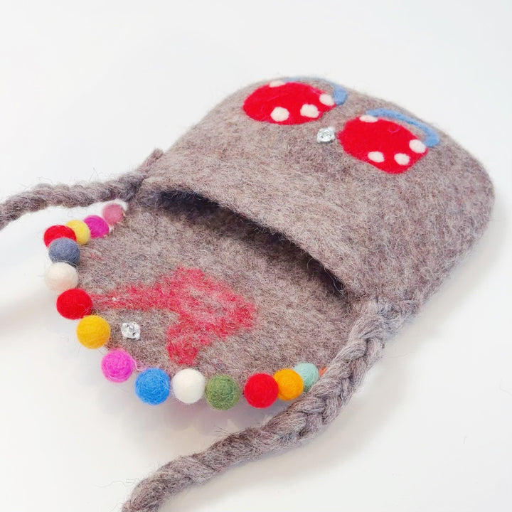 Handmade Felt Nepal Bag