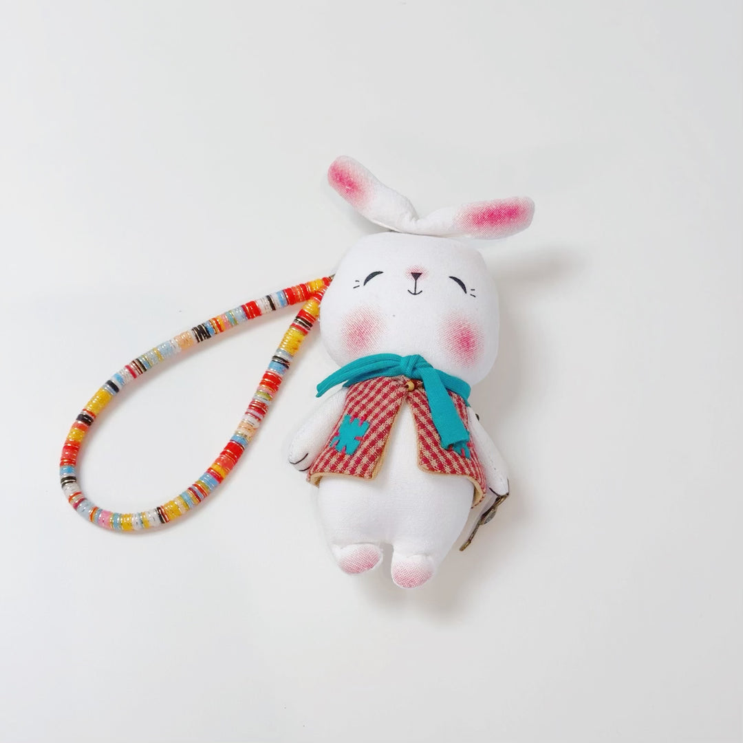 Handmade Fabric Animal Keychain
