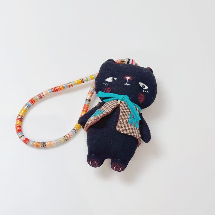 Handmade Fabric Animal Keychain