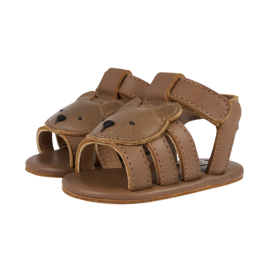 Diedan Sandals | Bear | Cognac Classic Leather