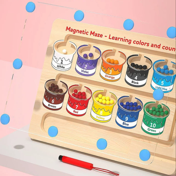 Color Classification Number Maze