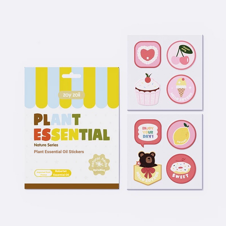 Plant Essential Oil Stickers