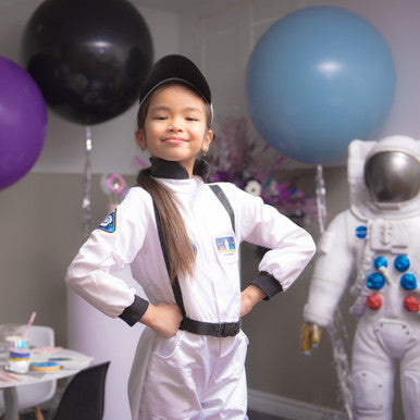 Astronaut Set with Jumpsuit, Hat & ID Badge (5-6Y)