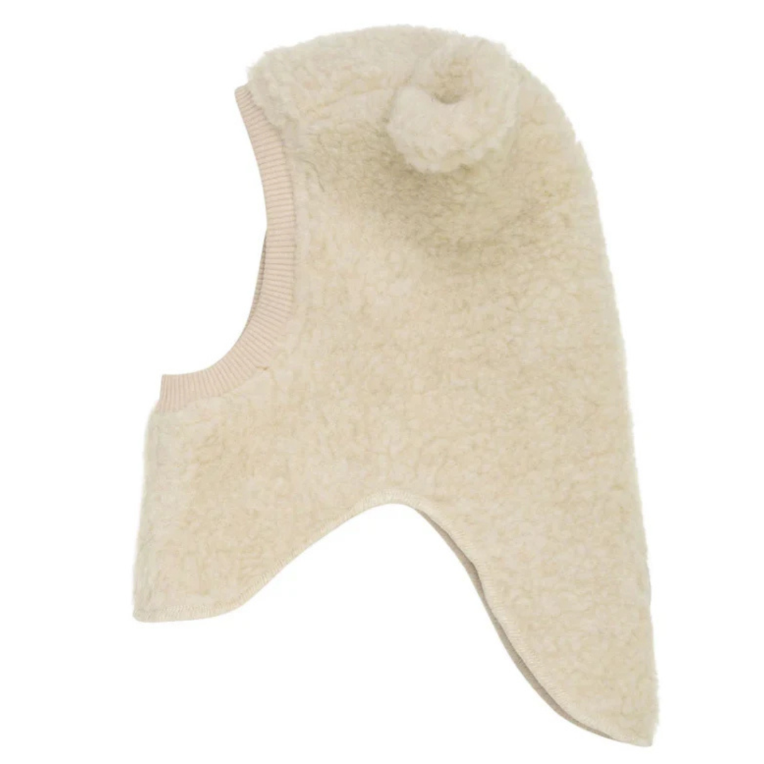 Balaclava Ears Wool Teddy 100% Wool-Knit
