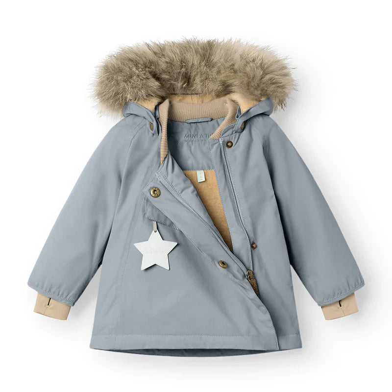 MATWANG Fleece Lined Winter Jacket Fur. GRS Bunny Munnie