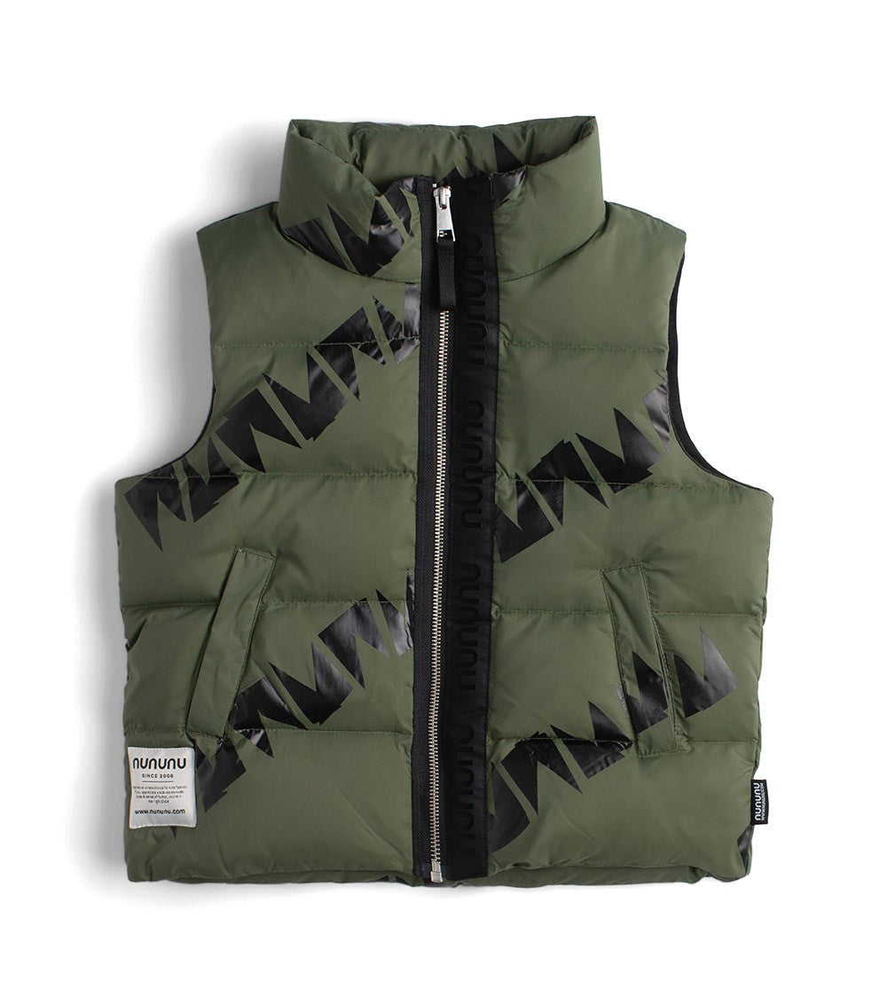 Olive Down Vest