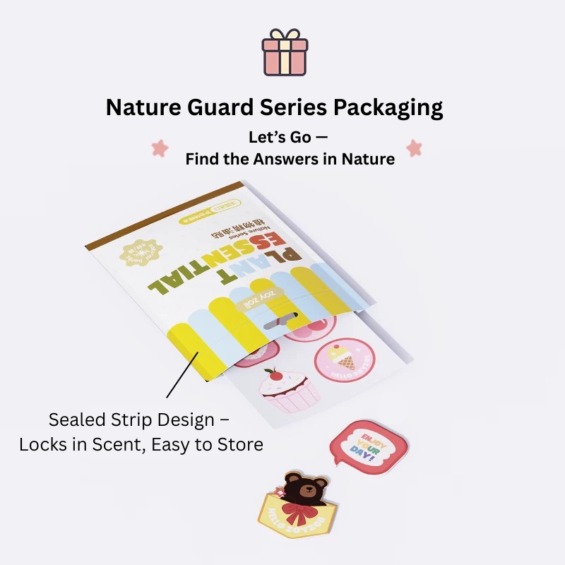 Plant Essential Oil Stickers