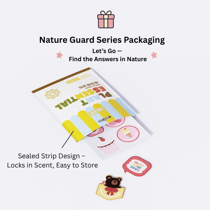 Plant Essential Oil Stickers