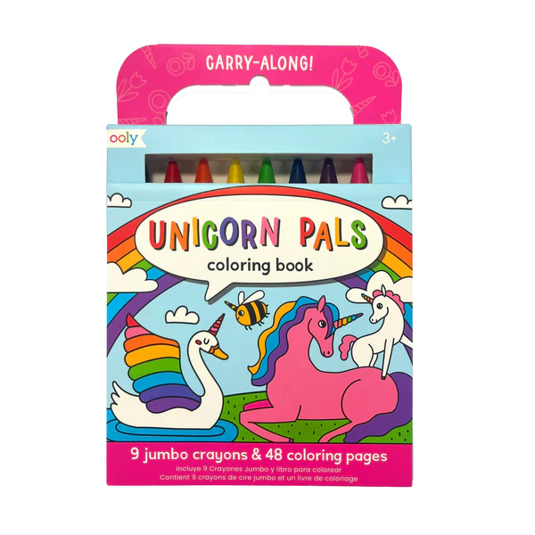 Carry-Along Coloring Book and Crayon Set