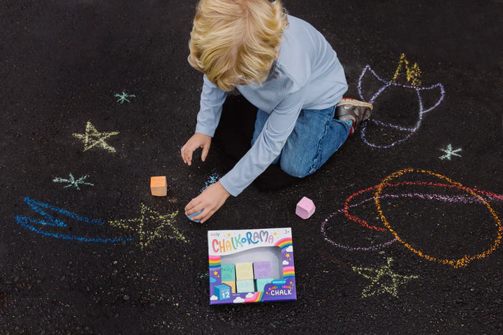 Chalk-O-Rama: Block Sidewalk Chalk (Set of 12)