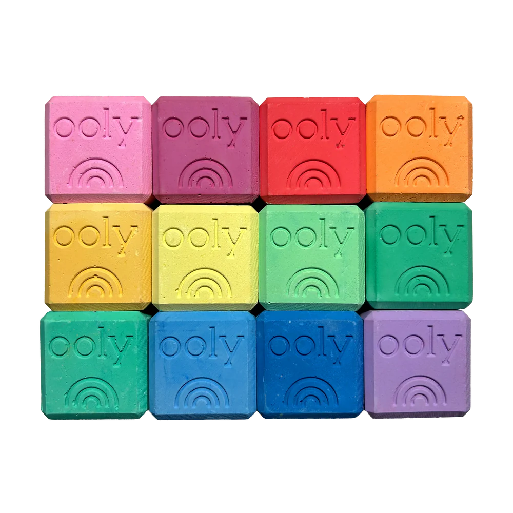 Chalk-O-Rama: Block Sidewalk Chalk (Set of 12)