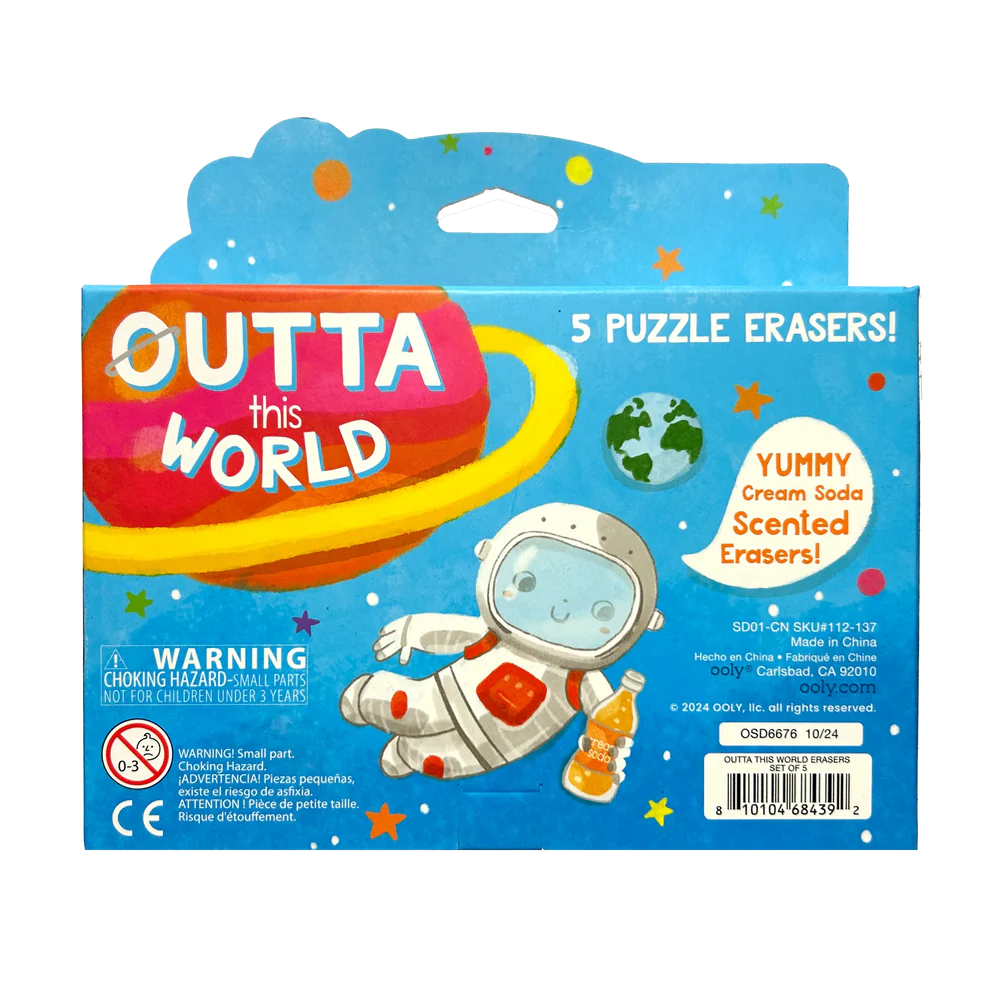 Outta This World: Scented Erasers (Set of 5)