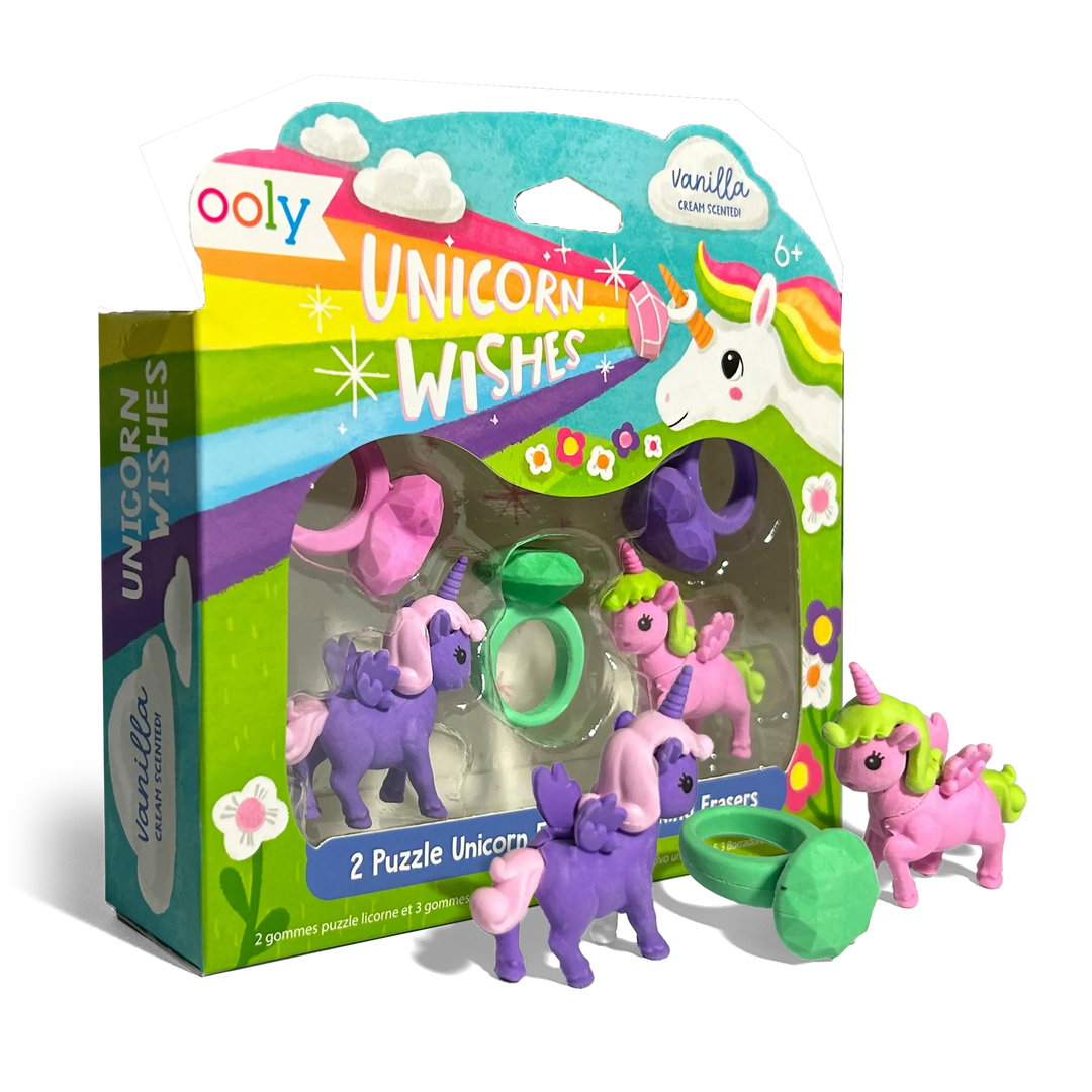 Unicorn Wishes: Scented Erasers (Set of 5)