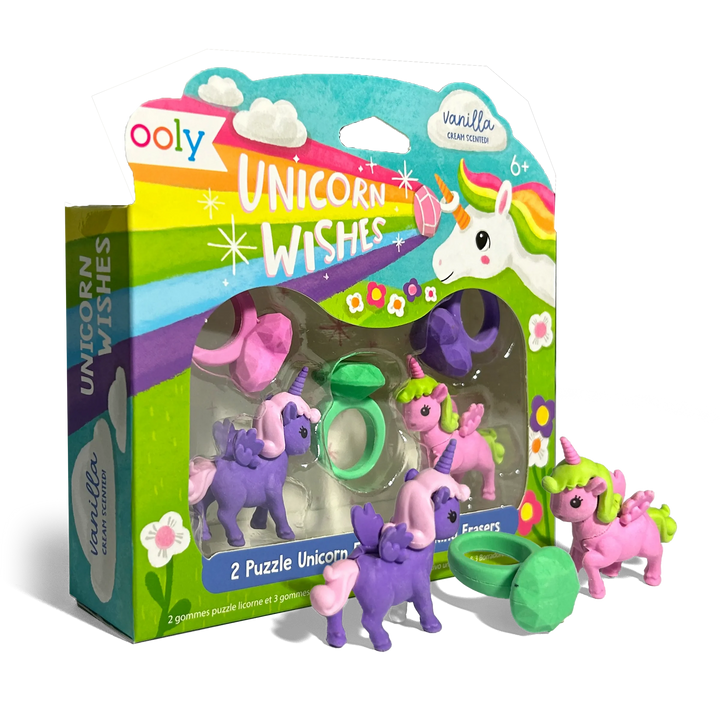 Unicorn Wishes: Scented Erasers (Set of 5)