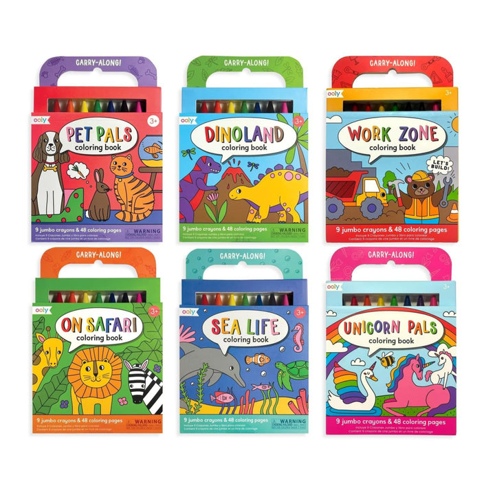 Carry-Along Coloring Book and Crayon Set