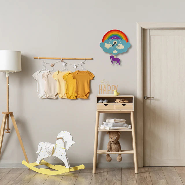 Rainbow Pendulum Clock