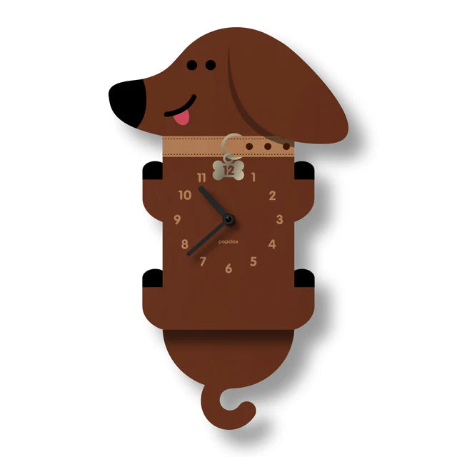 Wiener Dog Pendulum Clock