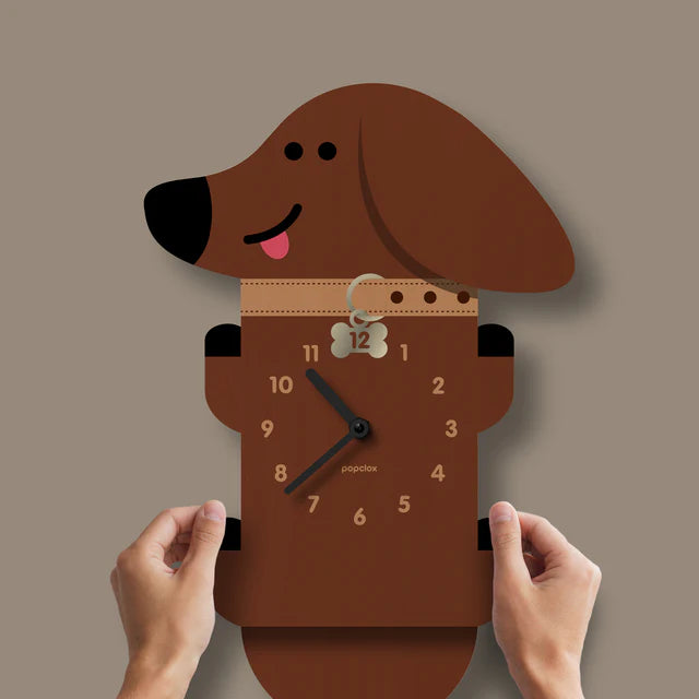 Wiener Dog Pendulum Clock