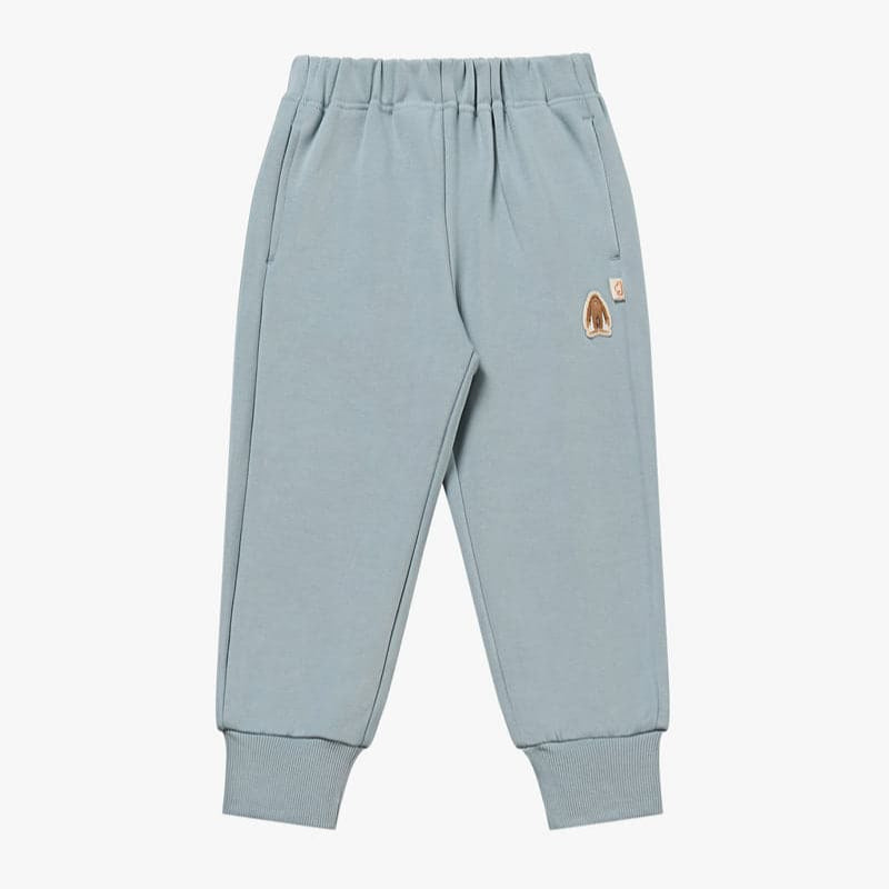 French Terry Kids Joggers - Slate