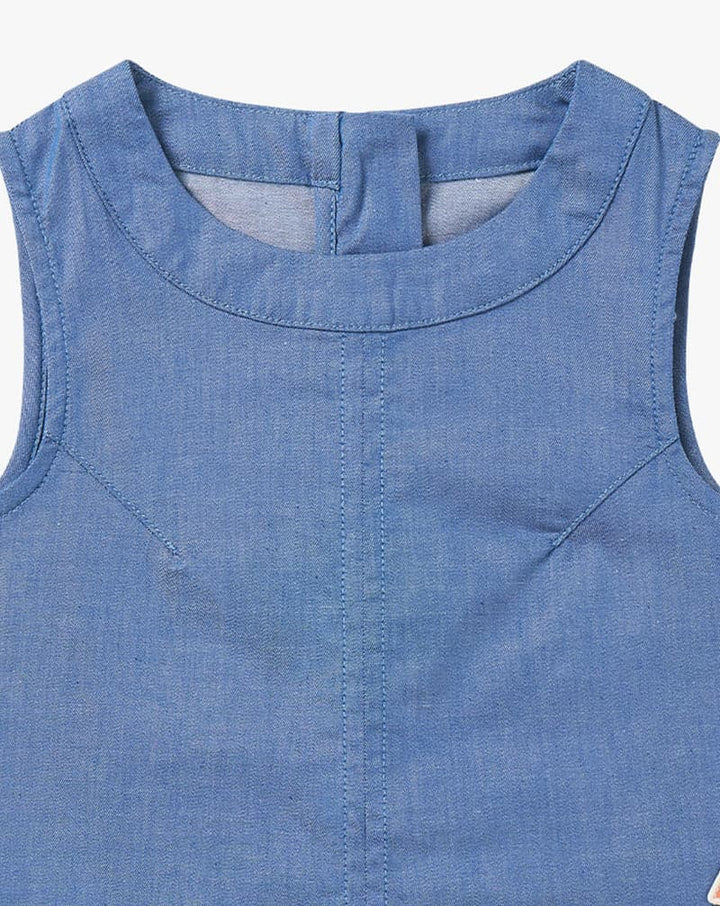 Denim Sleeveless Top