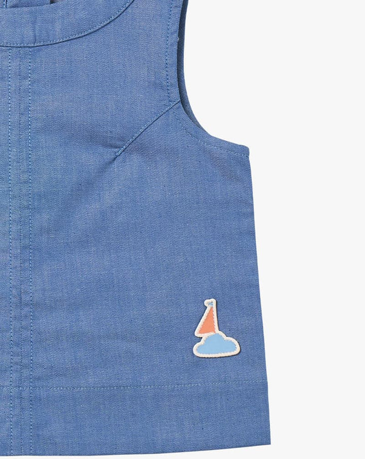 Denim Sleeveless Top