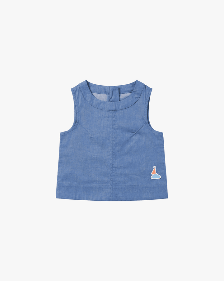 Denim Sleeveless Top