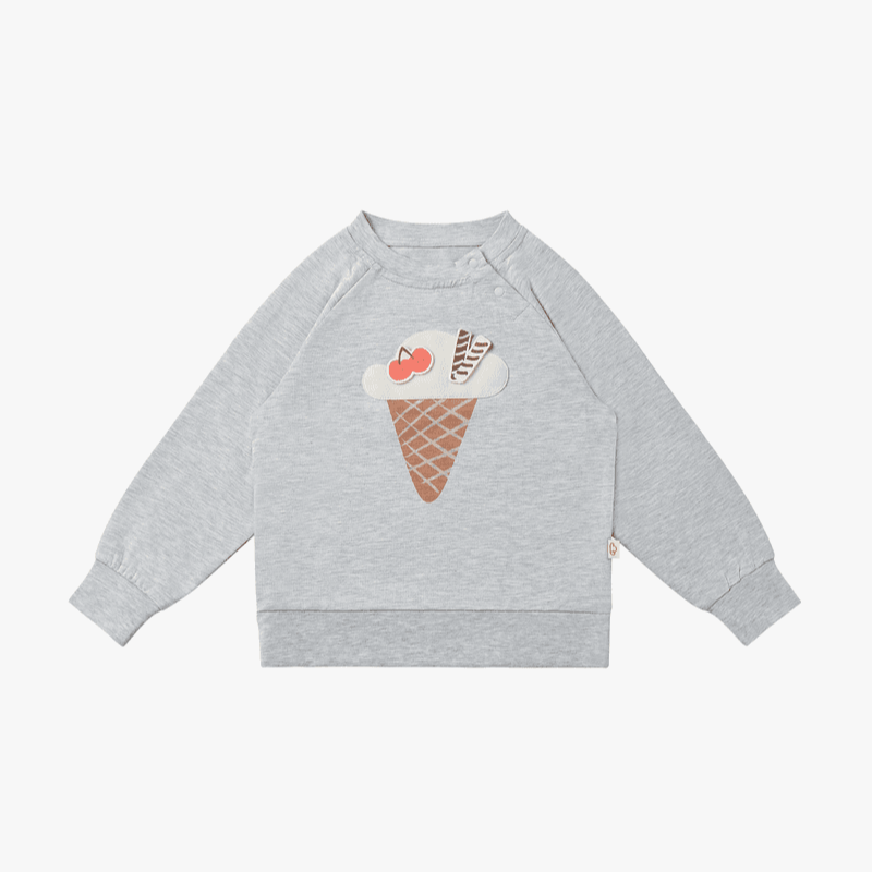 French Terry Raglan Long Sleeve Sweatshirt