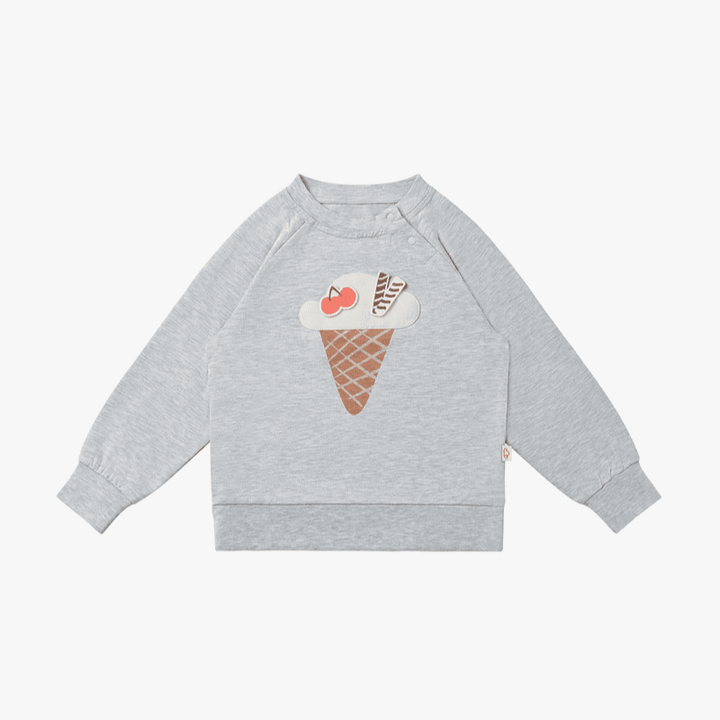 French Terry Raglan Long Sleeve Sweatshirt