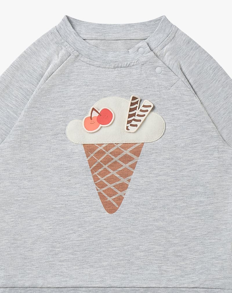 French Terry Raglan Long Sleeve Sweatshirt